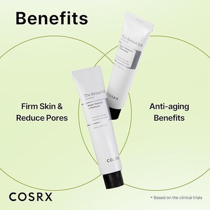 Cosrx – The Retinol 0.3 Super Vitamin E +Panthenol Cream 20ml