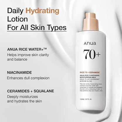 Anua – Rice 70 Intensive Moisturizing Milk 150ml