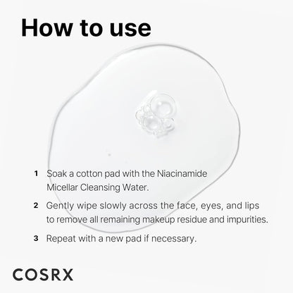 Cosrx – Low pH Niacinamide Micellar Cleansing Water 400ml