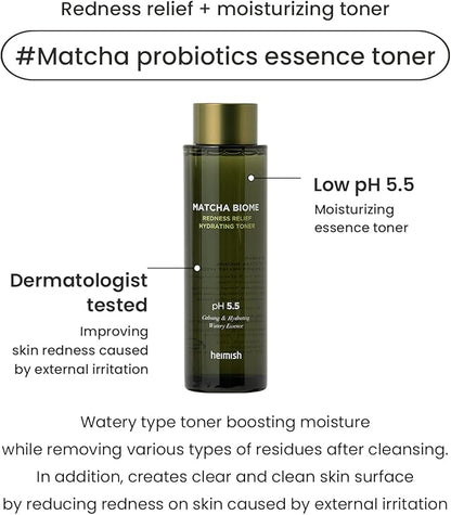 Heimish – Matcha Biome Redness Relief Hydrating Toner 150ml