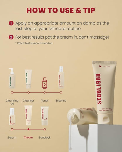 K-Secret – Seoul 1988 Snail Mucin 93% + Rice Cream 100ml