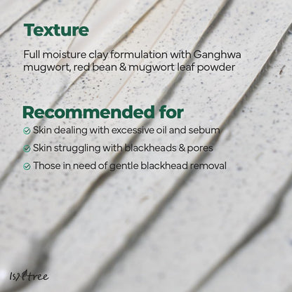 Isntree – Real Mugwort Clay Mask 100ml