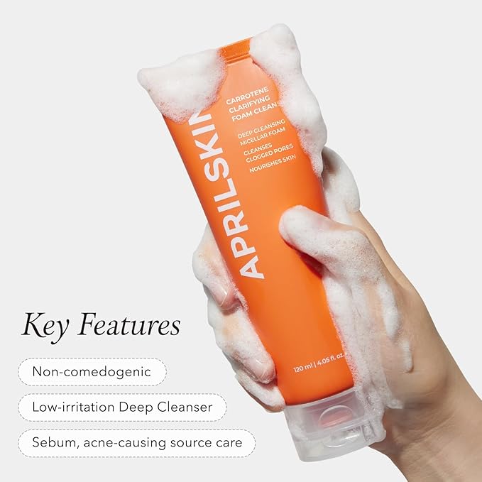 April Skin – Carrotene Clarifying Foam Cleanser 120ml