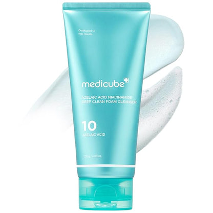 Medicube – Azelic Acid Niacinamide Deep Clean Foam Cleanser 120g