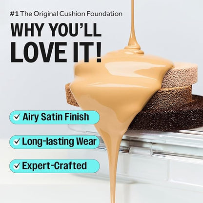 Clio – Kill Cover Founwear Cushion The Original 15g * 2ea (Original+Refill) 21N Linen