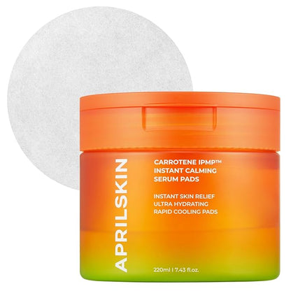 April Skin – Carrotene IPMP Instant Calming Serum Pads 80Pcs