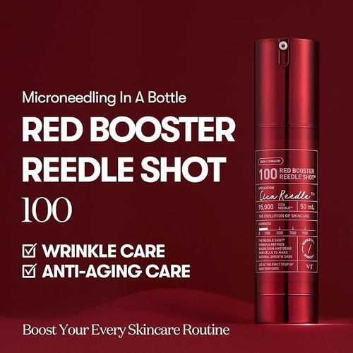 VT – Red Booster Reedle Shot 100hL 50ml Hover