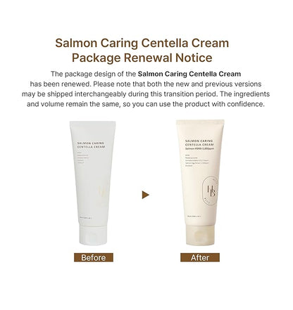 Heveblue – Salmon Caring Centella Cream Salmon-PDRN 5,000ppm 100ml