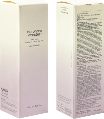 Haruharu Wonder – Black Rice Probiotics Barrier Essence 120ml