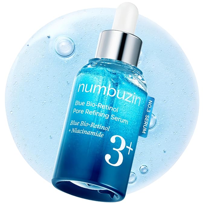 Numbuzin – No.3 Blue Bio-Retinol Pore Refining Serum 30ml