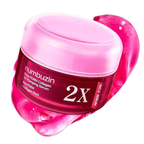 Numbuzin – No.2 Rose PDRN Collagen 2X Plumping Serum 30ml