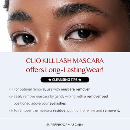 Clio – Kill Lash Superproof Mascara 04 Extreme Volume Black