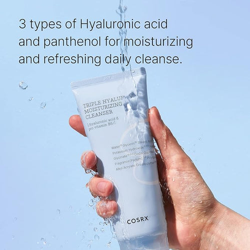 COSRX - Hydrium Triple Hyaluronic Moisturizing Cleanser 150ml Hover