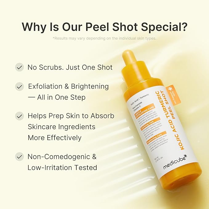 Medicube – Kojic Acid Turmeric Peel Shot 80ml