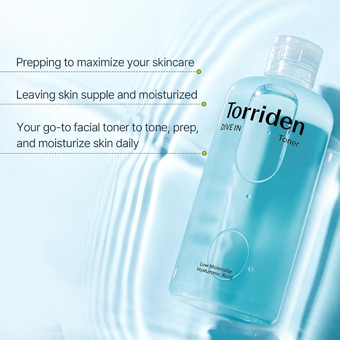 Torriden – DIVE-IN Low molecule Hyaluronic acid Toner 300ml