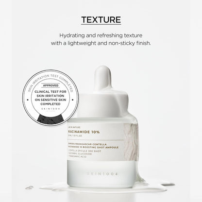 Skin1004 – Madagascar Centella Niacinamide 10% Boosting Shot Ampoule 30ml