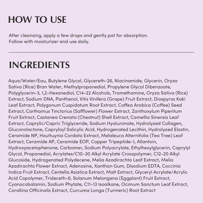Eqqualberry – Purple PDRN Pore Minimizing Serum 30ml
