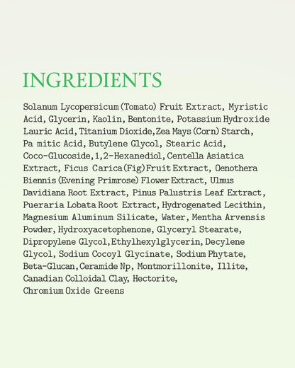 FULLY – Green Tomato Clay Pack Cleanser 120ml