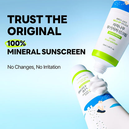 Round Lab - Birch Moisturizing Mild-Up Sunscreen SPF50+, PA++++ 50ml