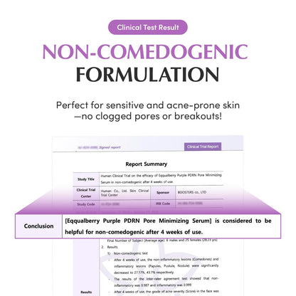 Eqqualberry – Purple PDRN Pore Minimizing Serum 30ml