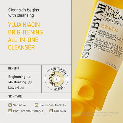 SOME BY MI – Yuja Niacin Brightening All-In-One Cleanser 100ml
