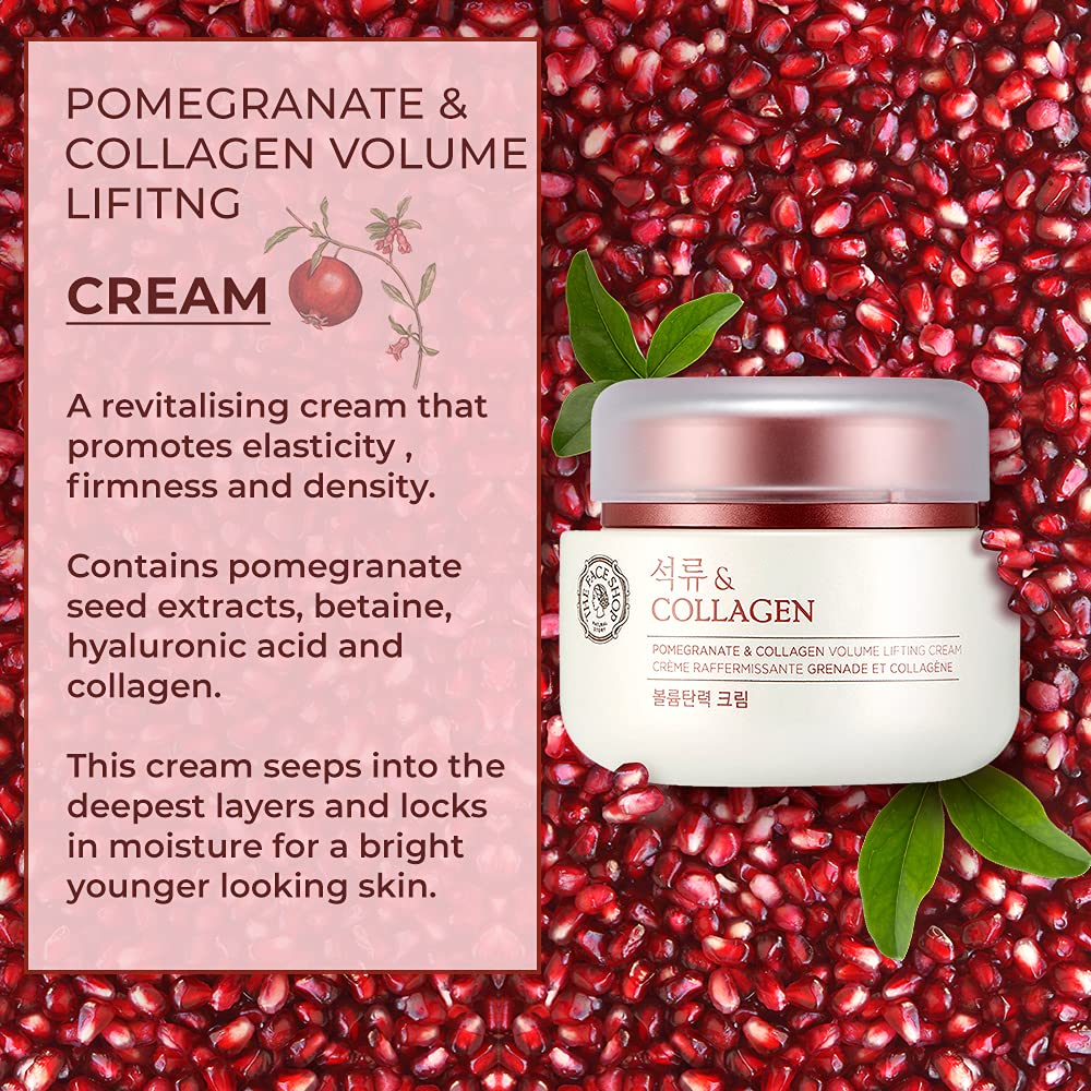 The Face Shop - Pomegranate & Collagen Volume Lifting Eye Cream 50ml