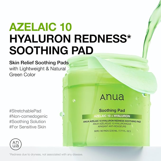 Anua - Azelaic 10 Hyaluron Redness Soothing Pad