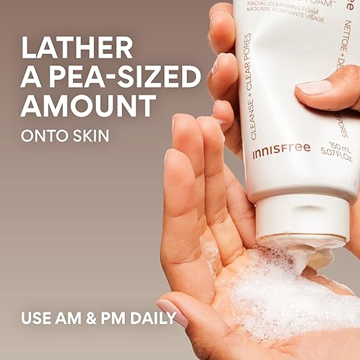 Innisfree – Jeju Volcanic Pore BHA Cleansing Foam 30ml
