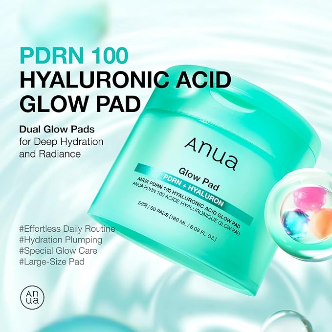 Anua – Glow Pad PDRN+Hyaluron Pad 60ea 180ml