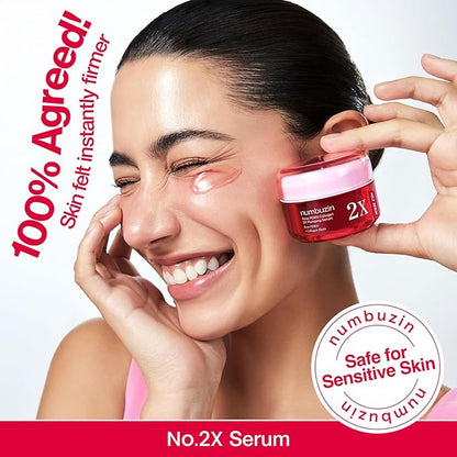 Numbuzin – No.2 Rose PDRN Collagen 2X Plumping Serum 30ml