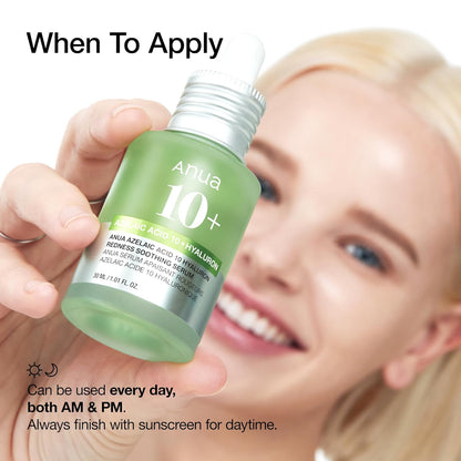 Anua – Azelaic Acid 10 Hyaluron Redness Soothing Serum