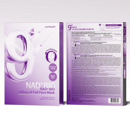 Numbuzin – No. 9 NAD Bio Lifting-sil Full Face Mask 28ml