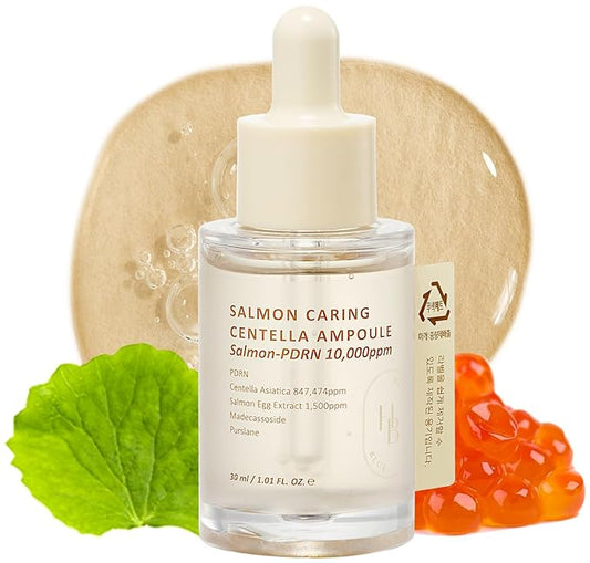 Heveblue – Salmon Caring Centella Ampoule Salmon-PDRN 10,000ppm 30ml