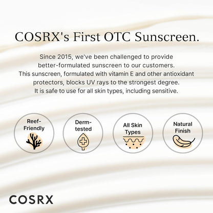 Cosrx – Vitamin E Vitalizing Sunscreen SPF50+ 50ml
