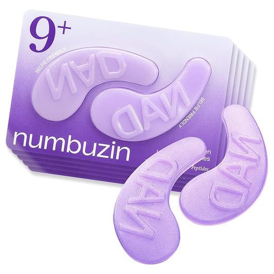 Numbuzin – No.9 NAD+ Collagen +50 Peptides Eye Patches 8g