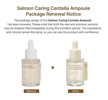 Heveblue – Salmon Caring Centella Ampoule Salmon-PDRN 10,000ppm 30ml