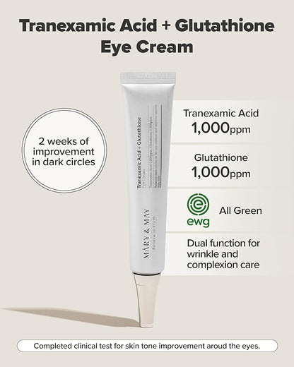 Mary&May – Tranexamic Acid + Glutathione Eye Cream 30ml