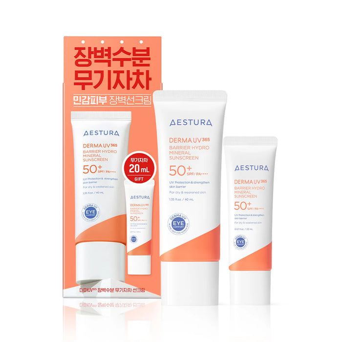 Aestura – Derma UV365 Barrier Hydro Mineral Sunscreen 20ml Mini