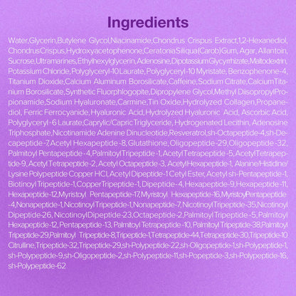 Numbuzin – No.9 NAD+ Collagen +50 Peptides Eye Patches 8g