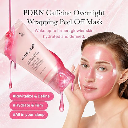 Medicube – PDRN Pink Caffeine Overnight Wrapping Mask 75ml