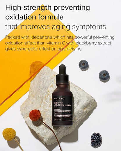 Mary & May – Idebenone + Blackberry Complex Serum 10ml