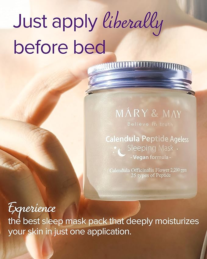 Mary & May – Calendula Peptide Ageless Sleeping Mask 30g