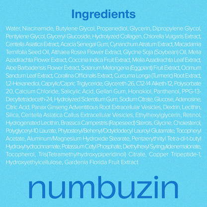 Numbuzin – No.3 Blue Bio-Retinol Pore Refining Serum 30ml