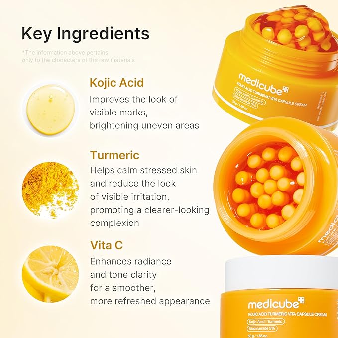 Medicube – Kojic Acid Turmeric Vita Capsule Cream 53g
