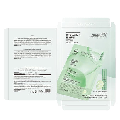 VT Cosmetics – Reti-A Reedle Shot 100 2Step Hydrogel Mask (1ea)