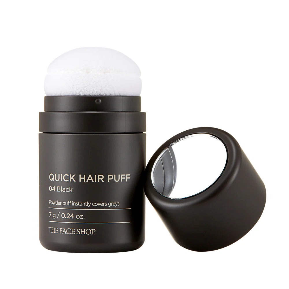 The Face Shop - Quick Hair Puff 04 Black 7g