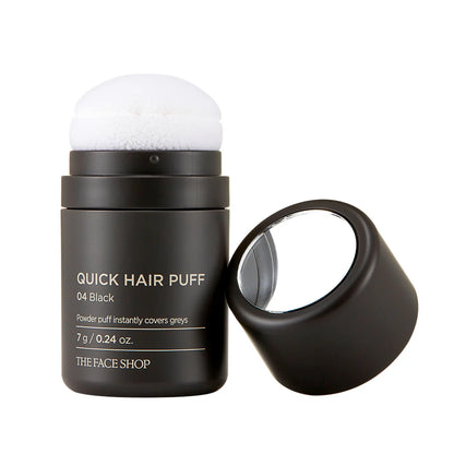The Face Shop - Quick Hair Puff 04 Black 7g