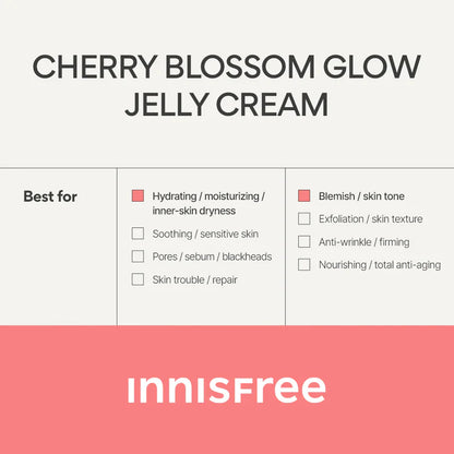 Innisfree - Jeju Cherry Blossom Jelly Cream 50ml (Tube)