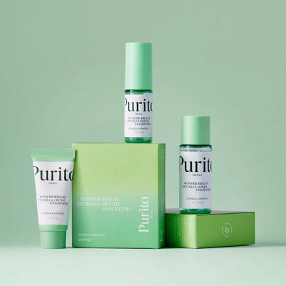 Purito – Wonder Releaf Centella Mini Kit Unscented (3 Items)
