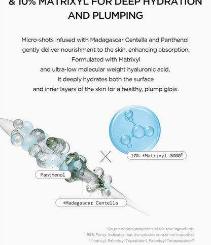 Skin1004 – Madagascar Centella Matrixyl 10% Boosting Shot Ampoule 30ml